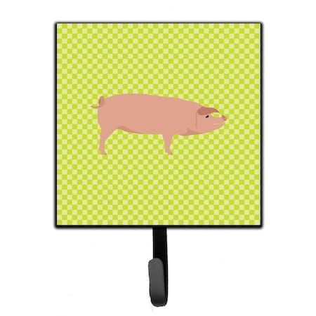 Carolines Treasures American Landrace Pig Green Leash or Key Holder BB7758SH4